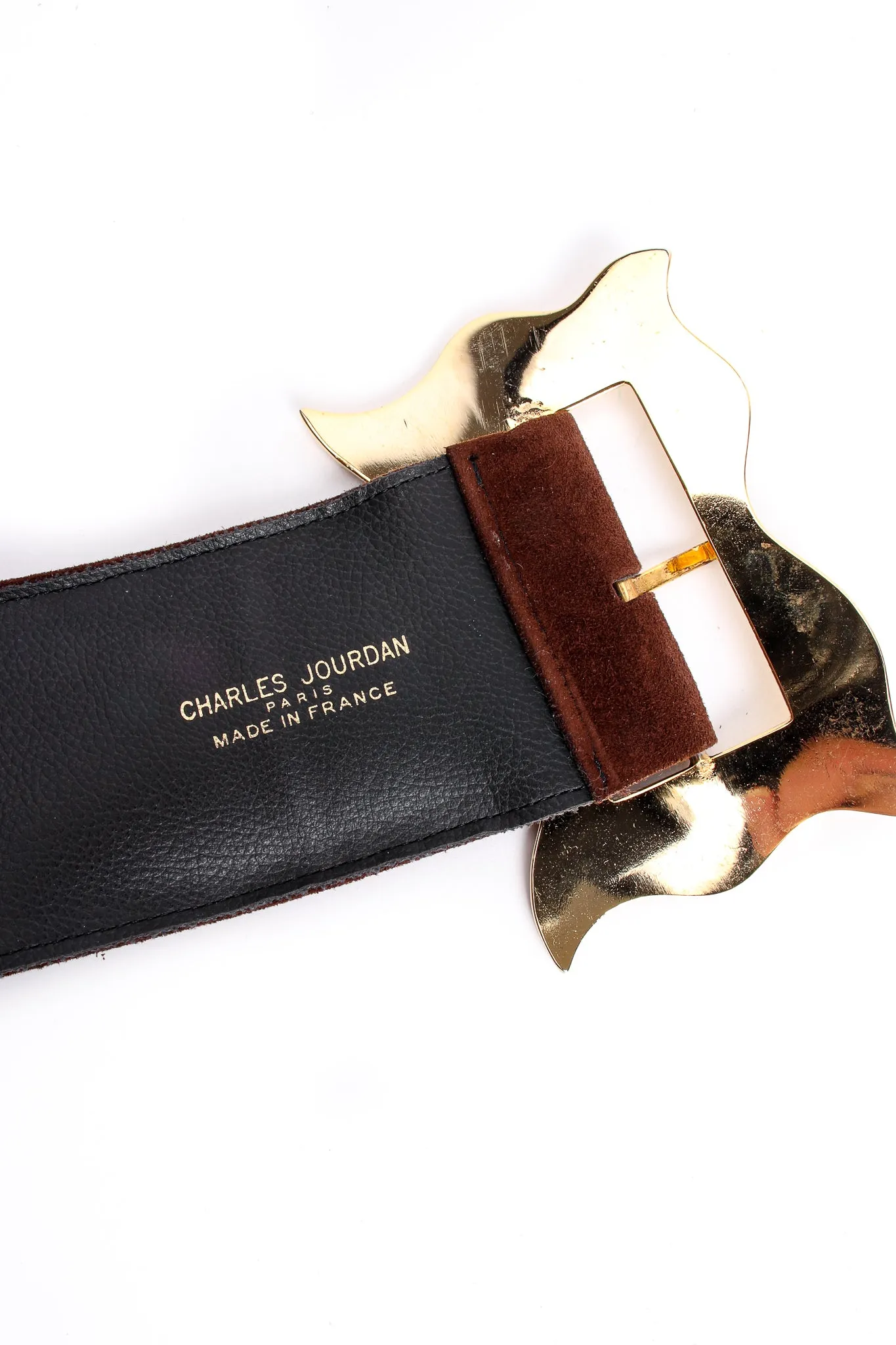 Wavy Frame Buckle Belt
