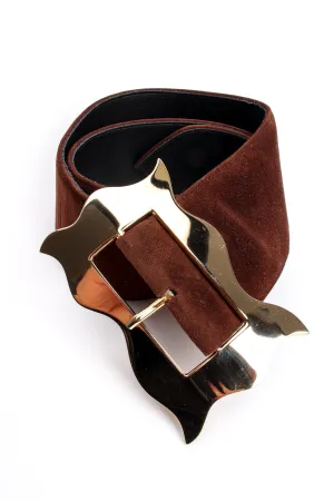 Wavy Frame Buckle Belt
