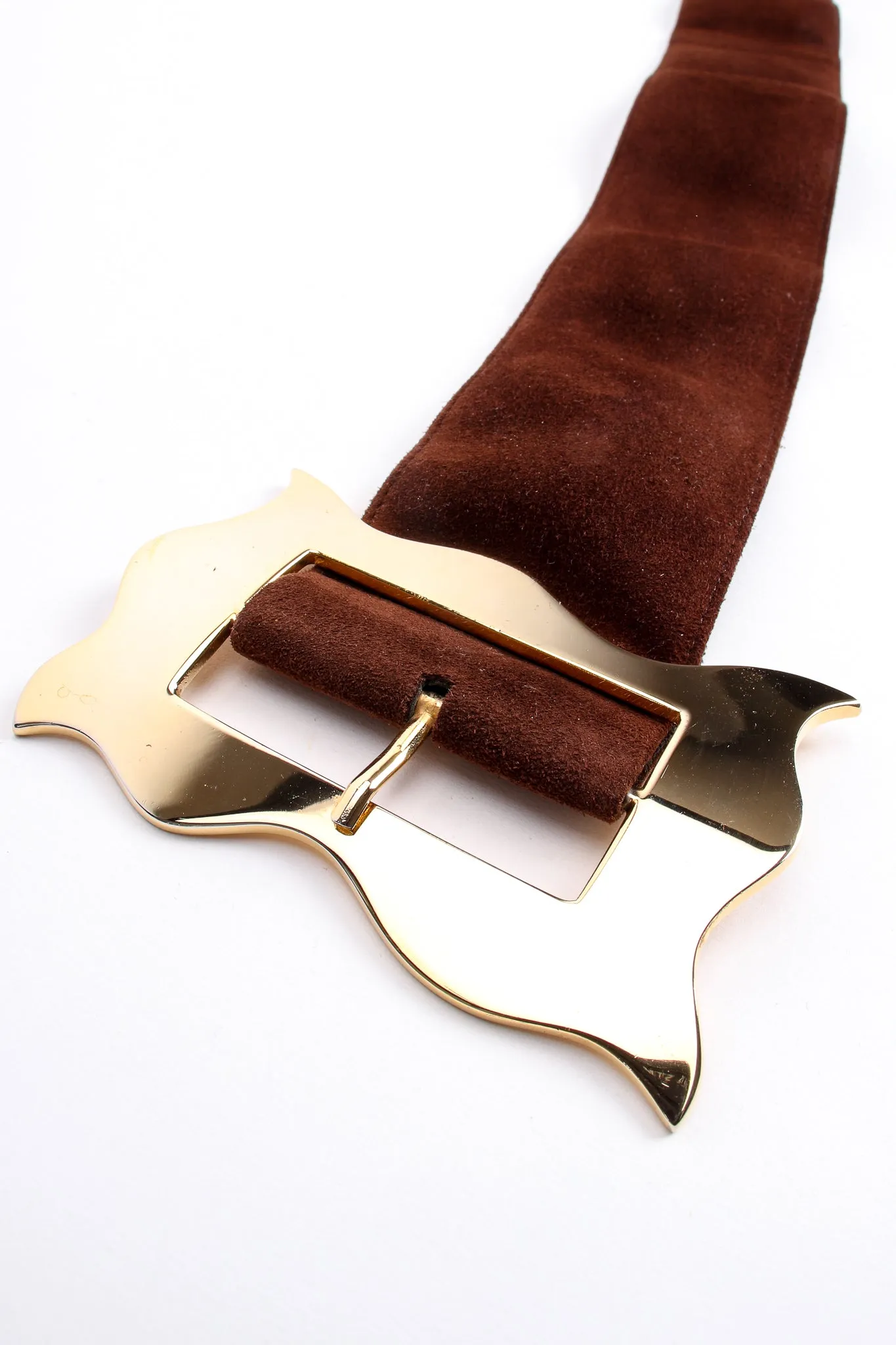 Wavy Frame Buckle Belt