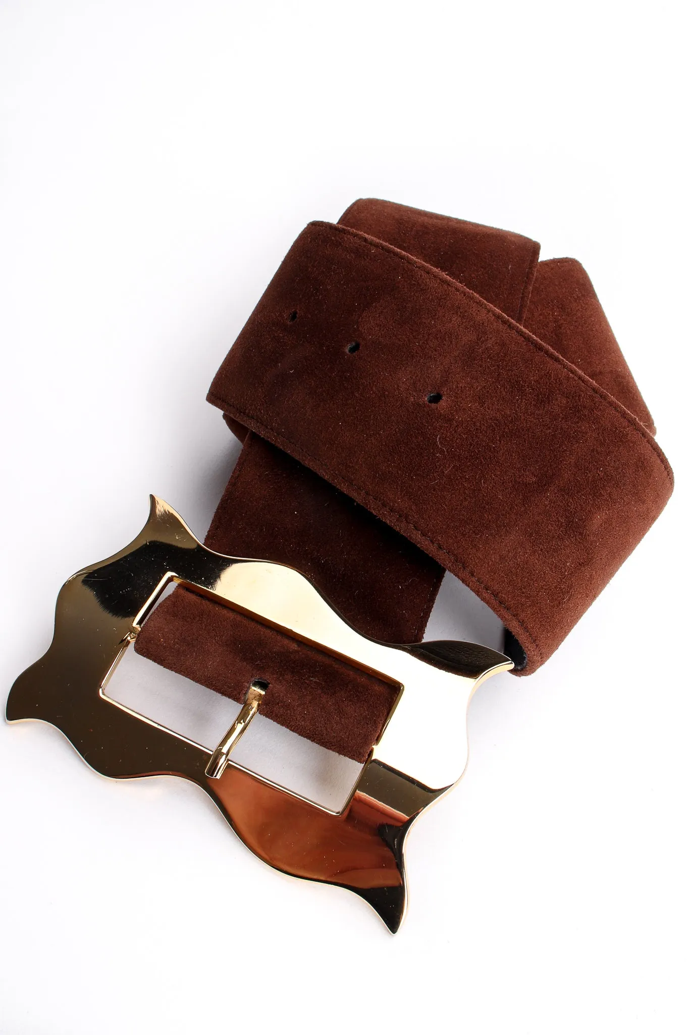 Wavy Frame Buckle Belt
