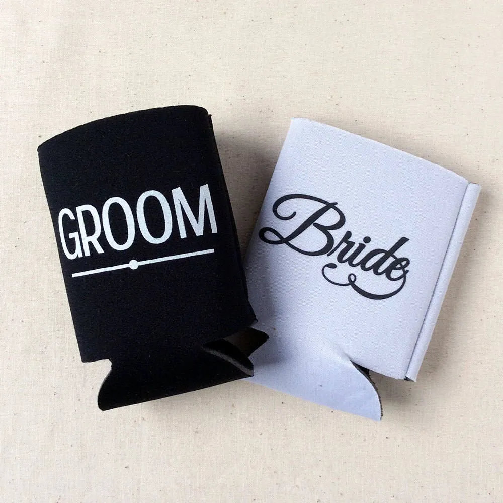 Wedding Can Cooler #191R - Custom Venue Illustration