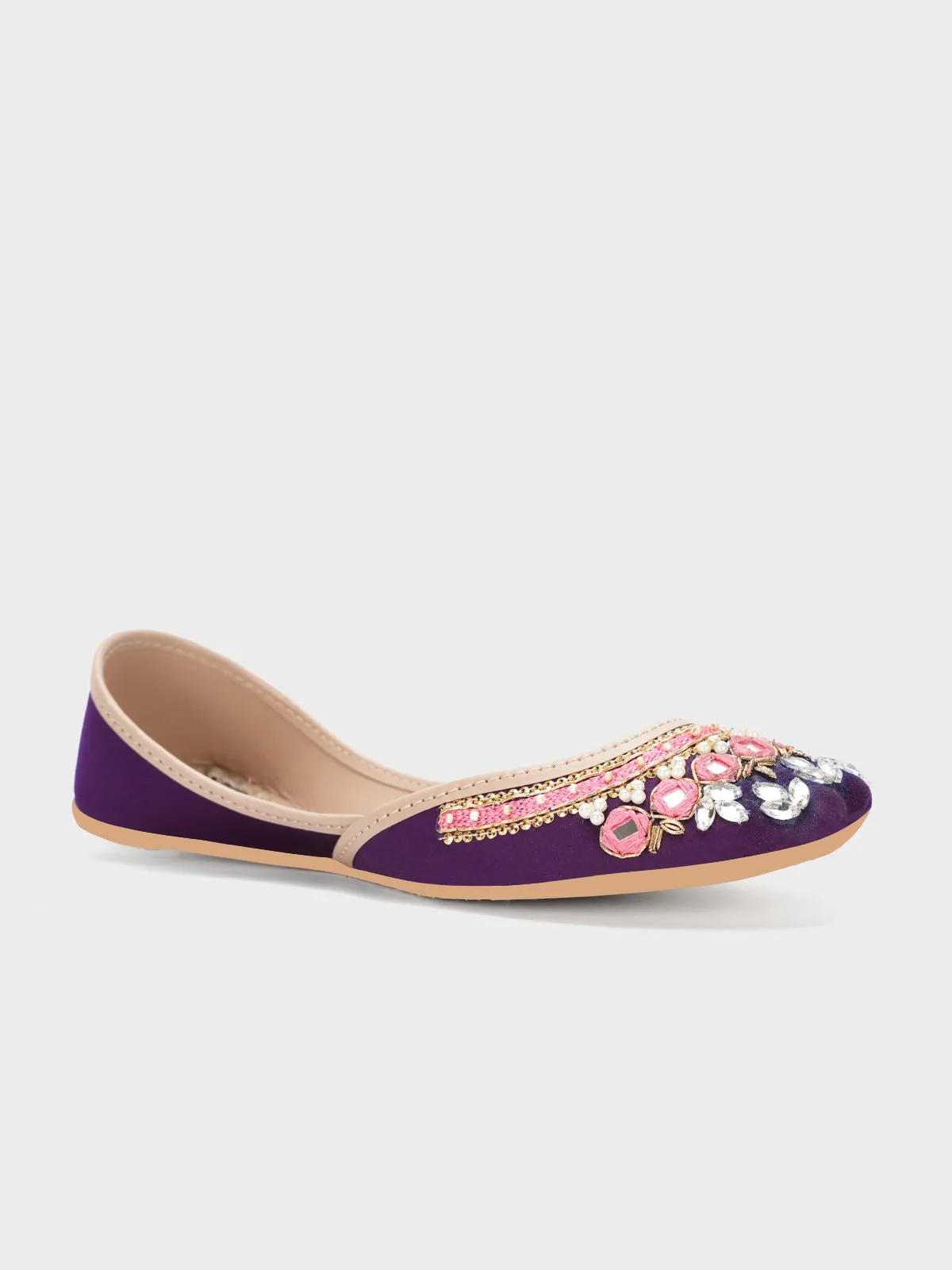 Women "LORELEI" Decorated Flat Khussa