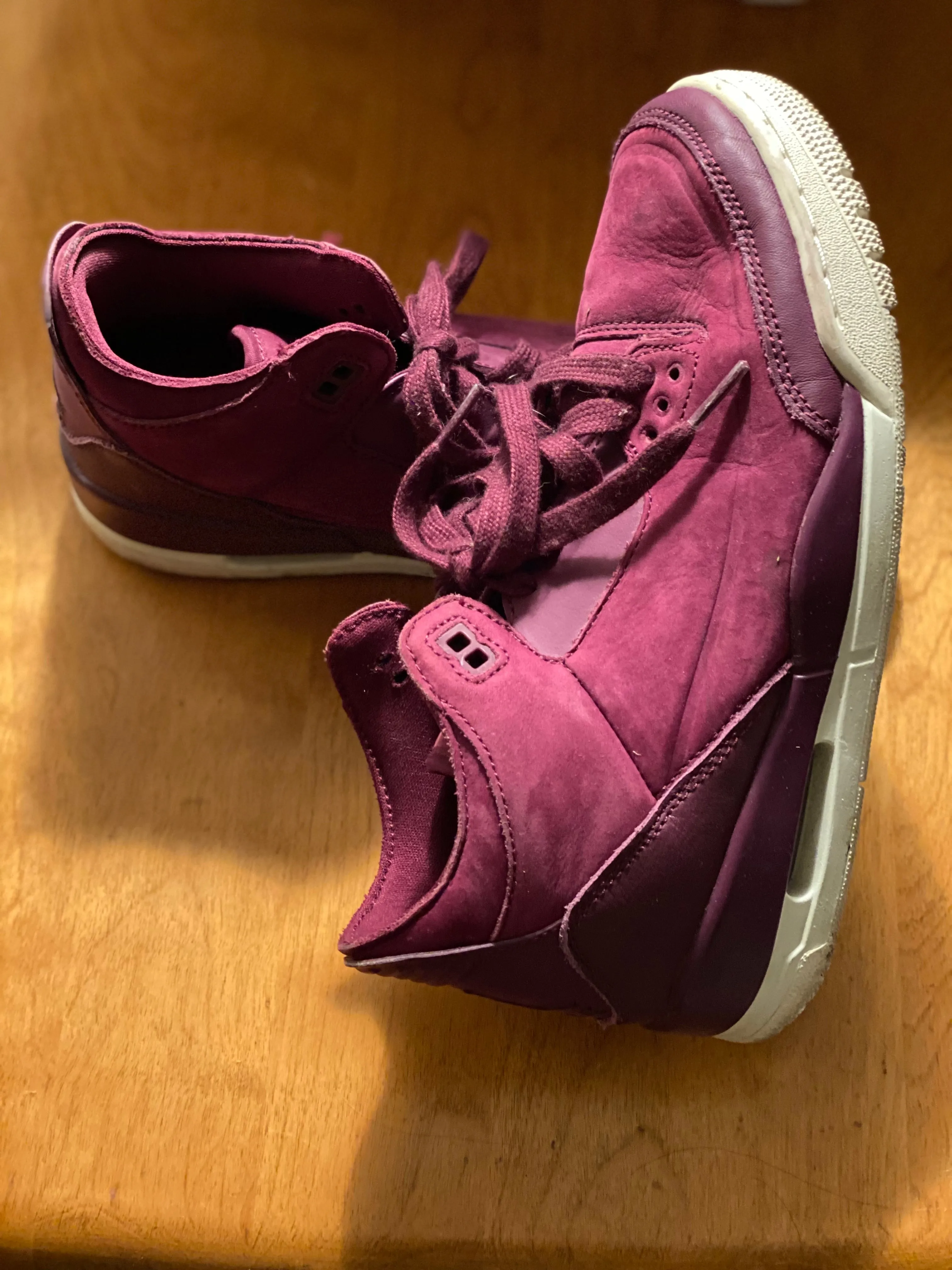 Women’s Air Jordans in Purple Suede