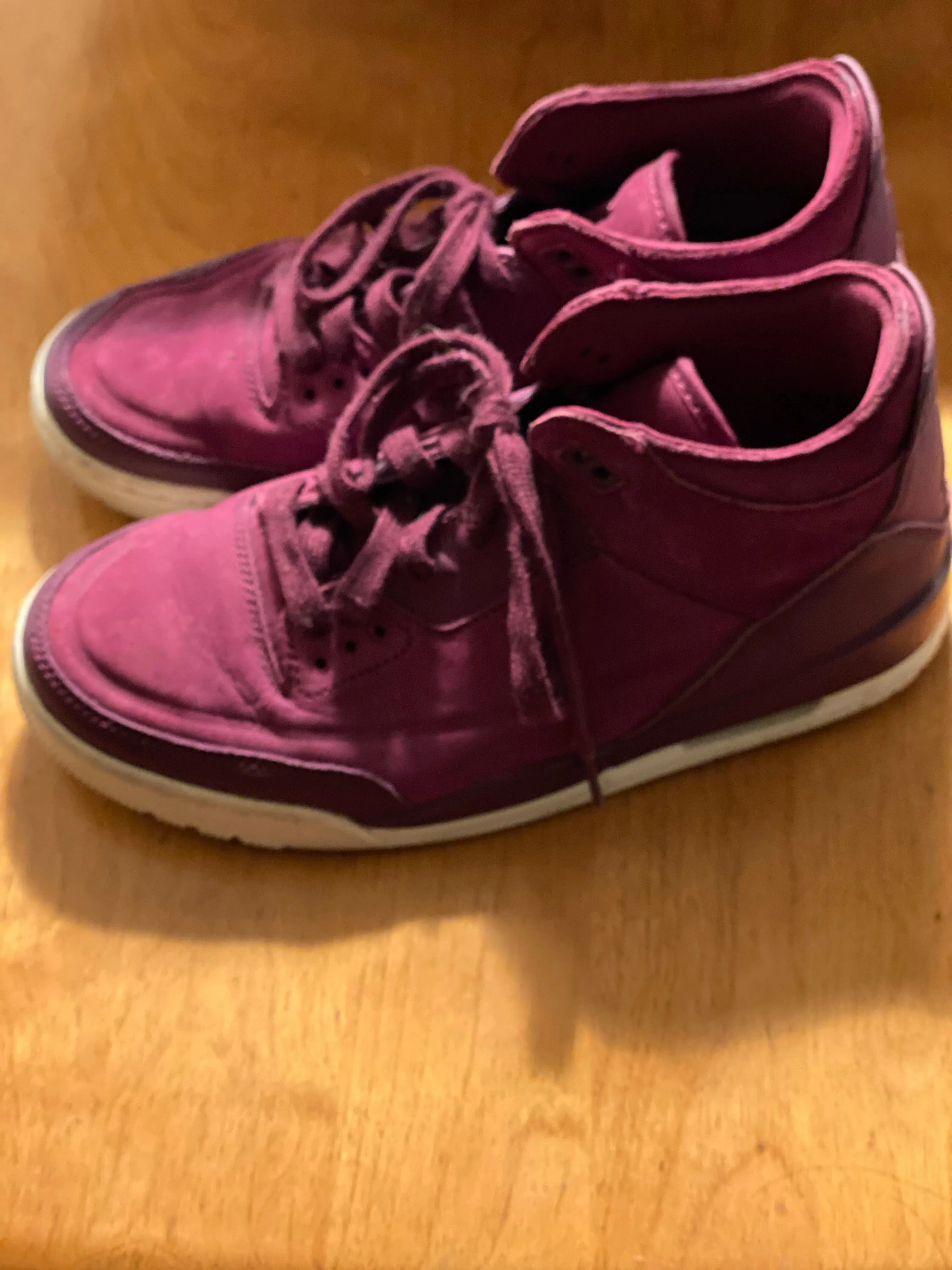 Women’s Air Jordans in Purple Suede