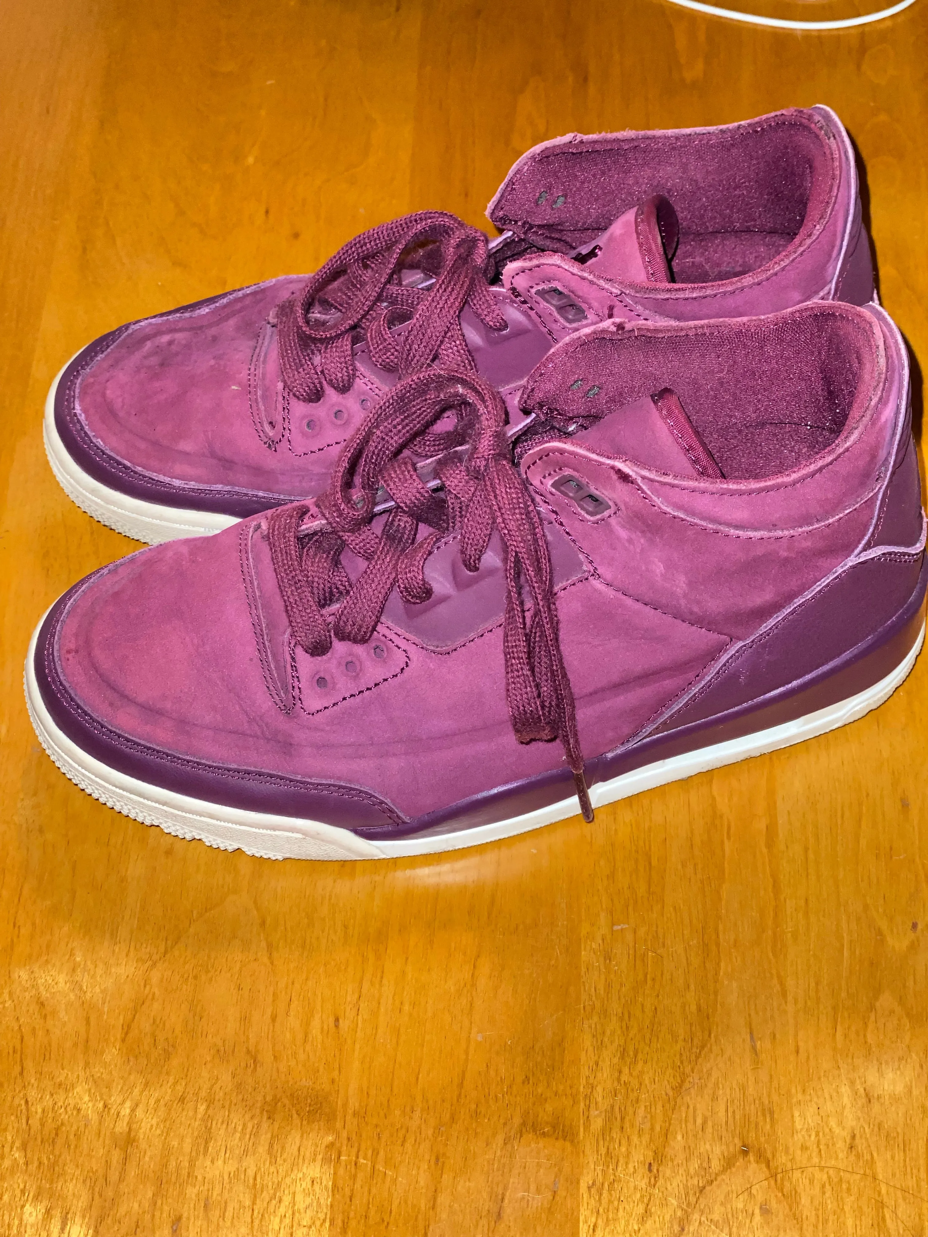 Women’s Air Jordans in Purple Suede