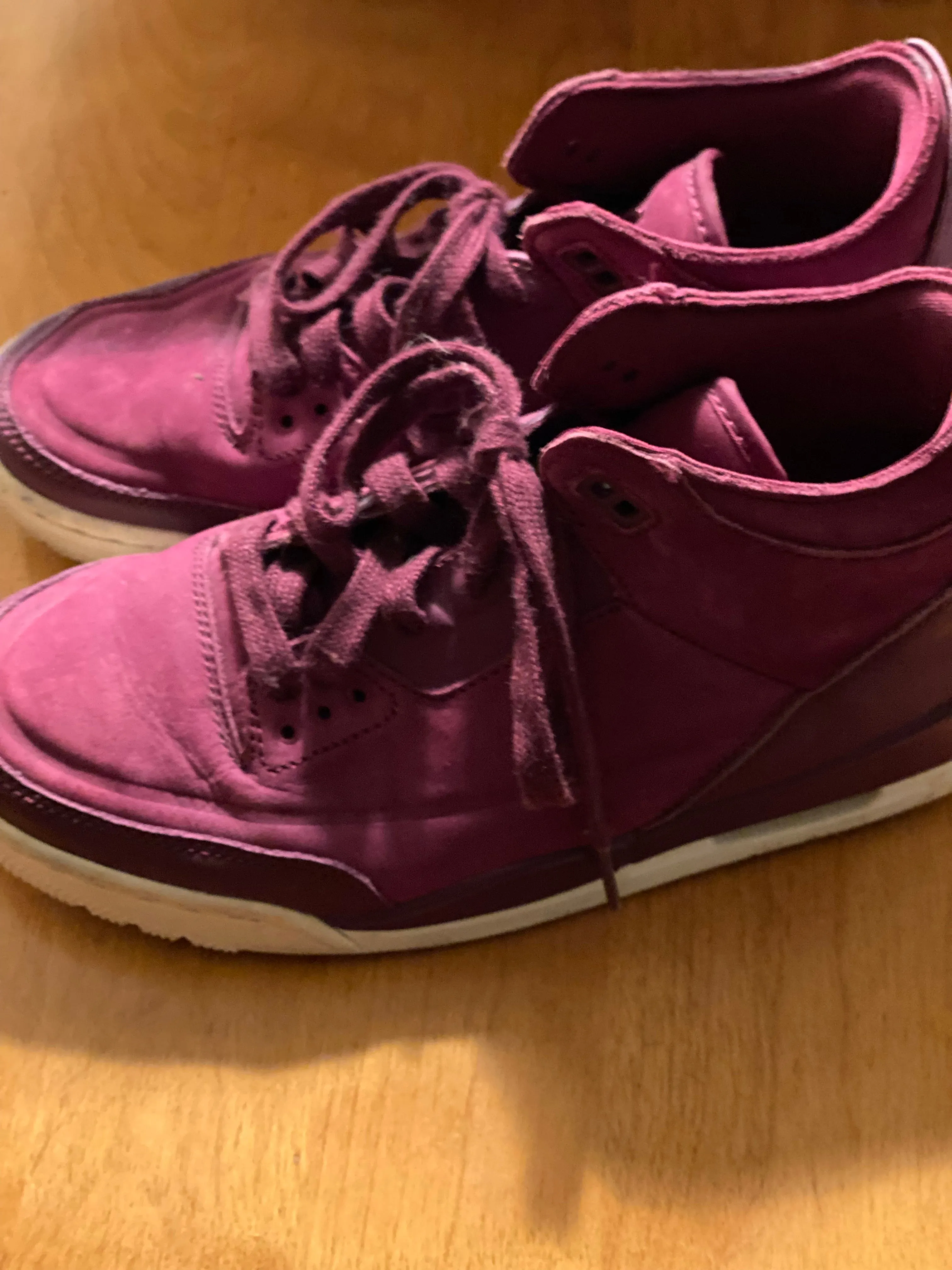Women’s Air Jordans in Purple Suede
