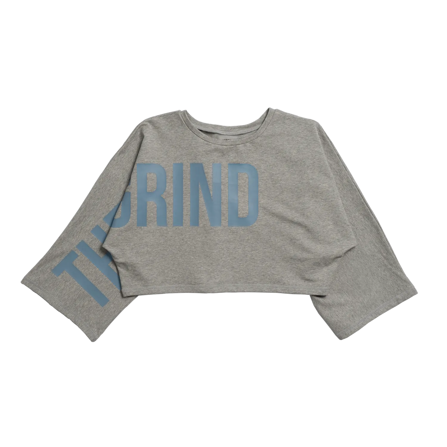 Women's Cropped Terry Cover Up - Heather Gray