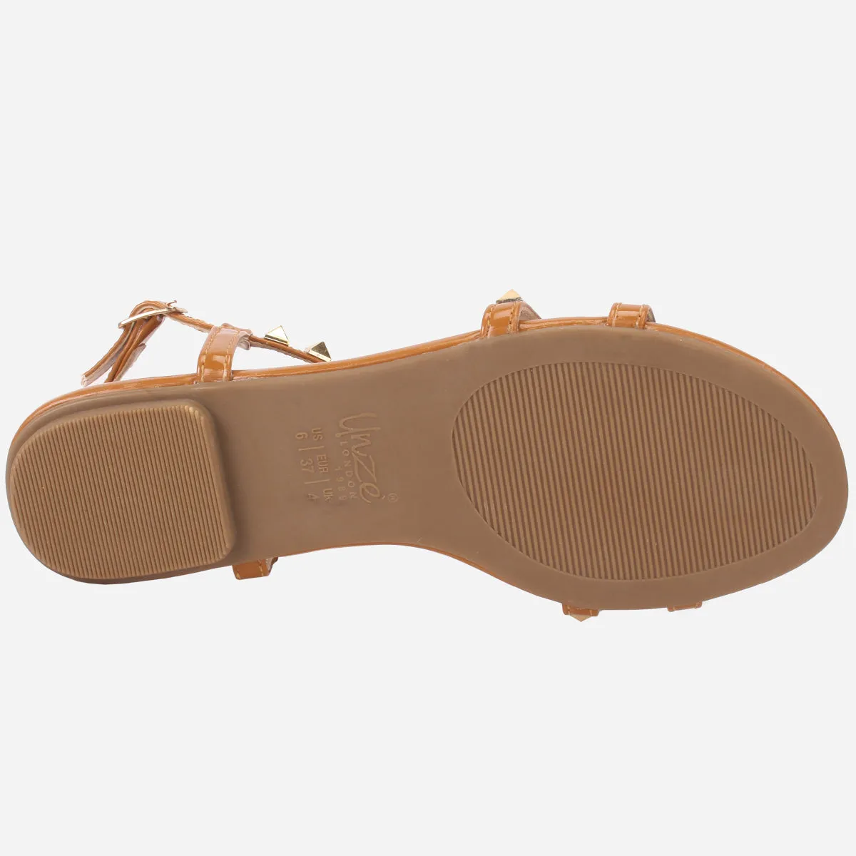 Womens "MAIDAS" Studs Detailing Flat Sandals